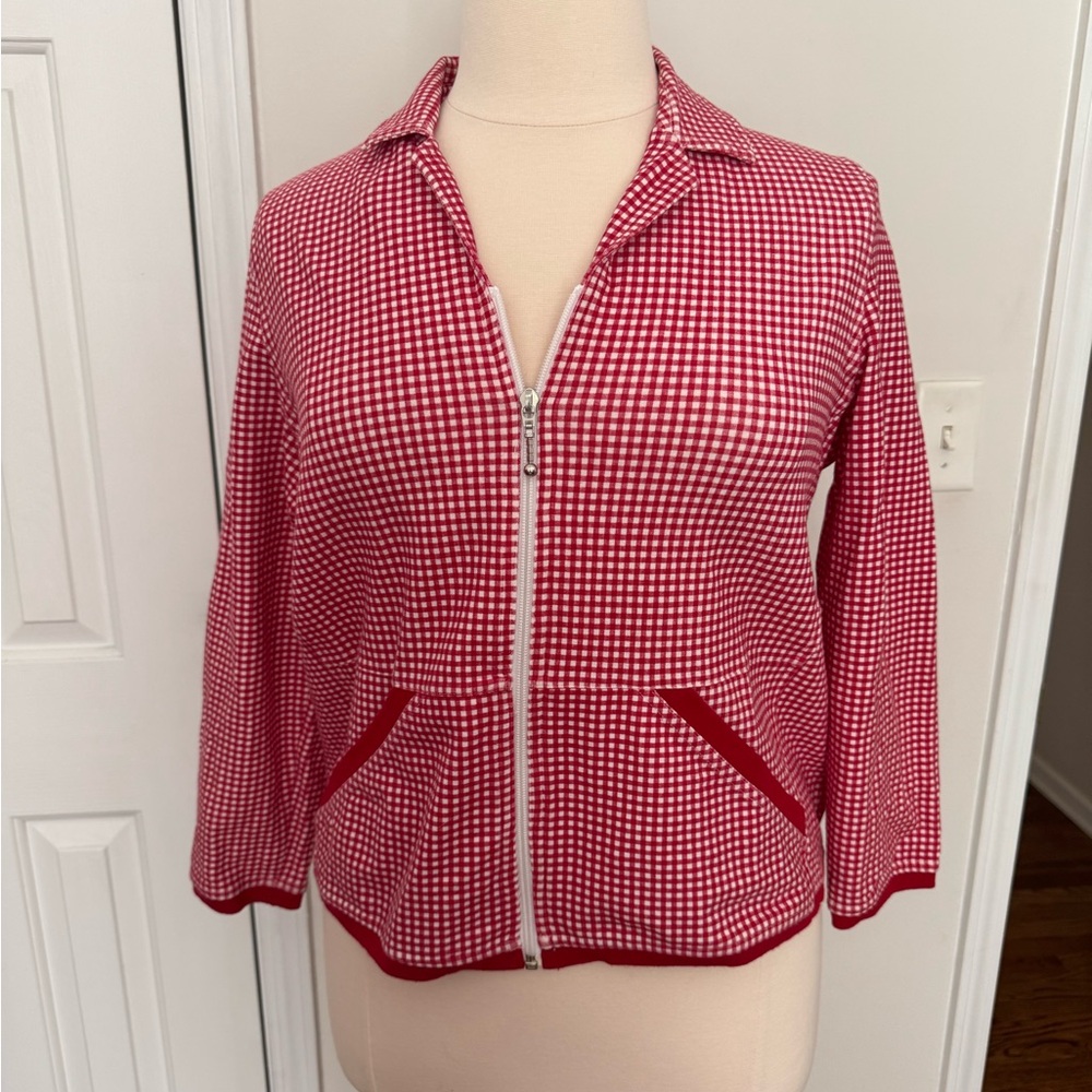 Red Gingham Women's Jacket